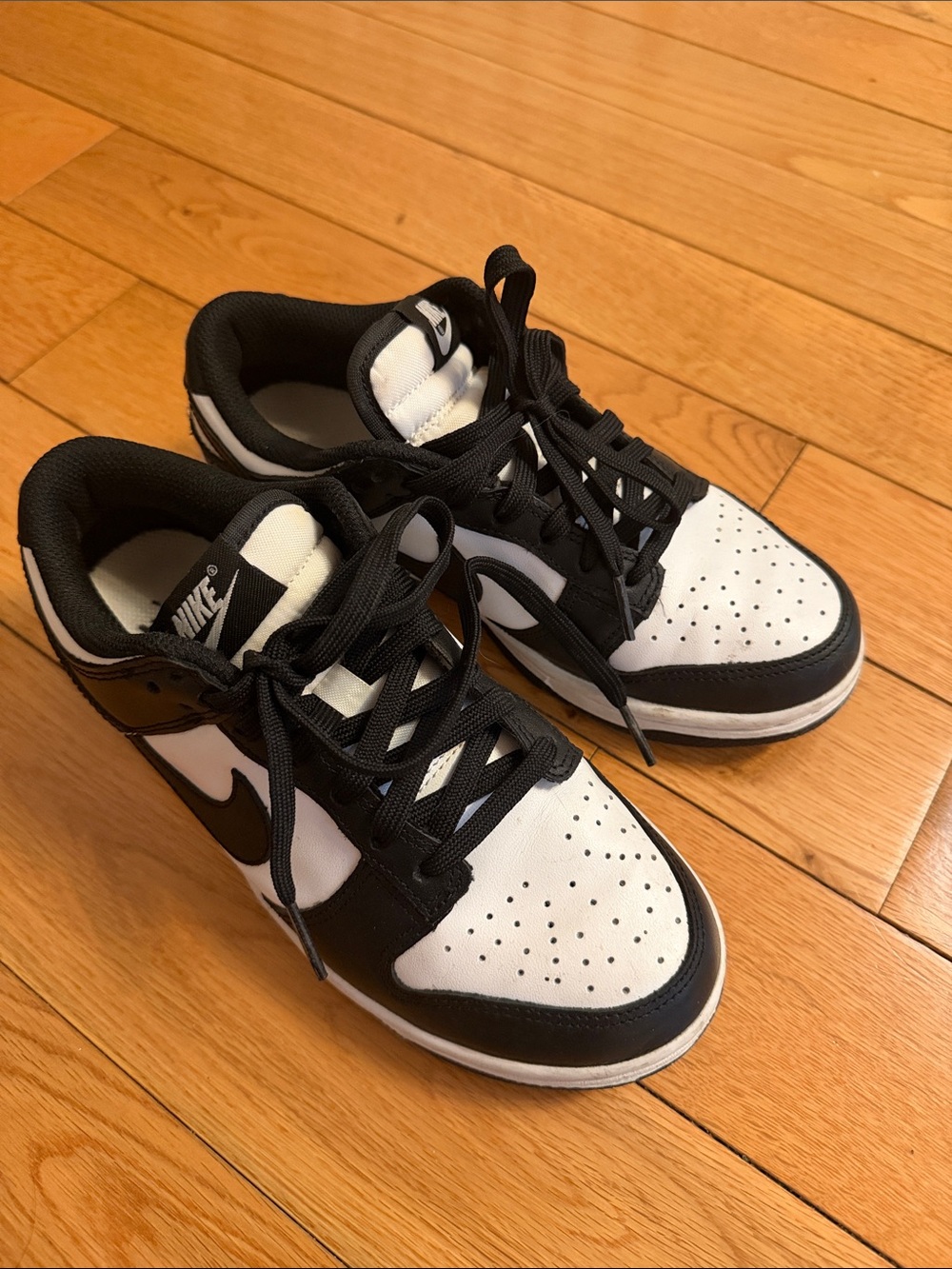 Nike Black & White Skate-Style Sneakers